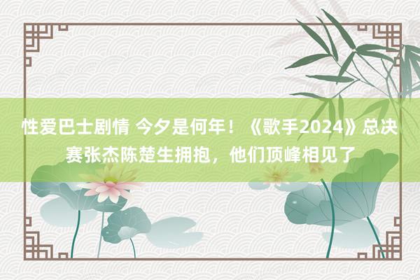 性爱巴士剧情 今夕是何年！《歌手2024》总决赛张杰陈楚生拥抱，他们顶峰相见了